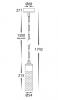 Willow Exterior 12V OR 240V Black LED Pendant IP65